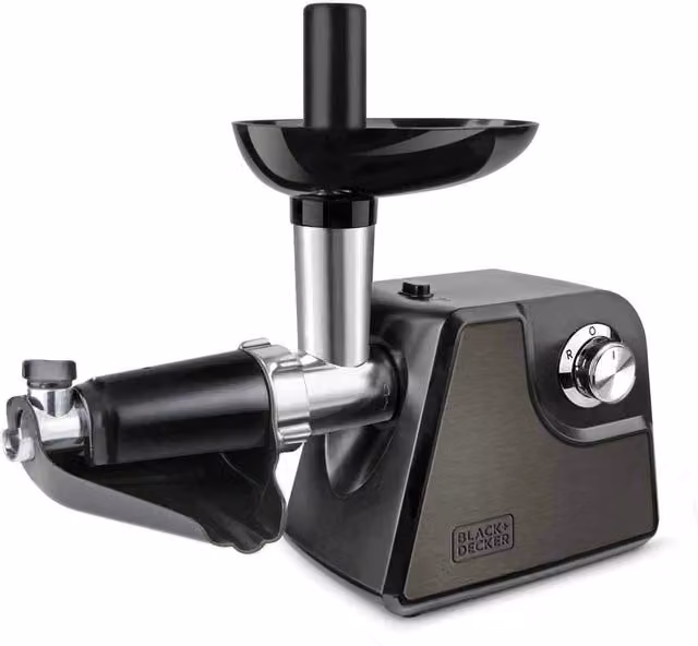 Tritacarne e Passapomodoro Black+Decker BXMMA1000E da 1000 W, Nero