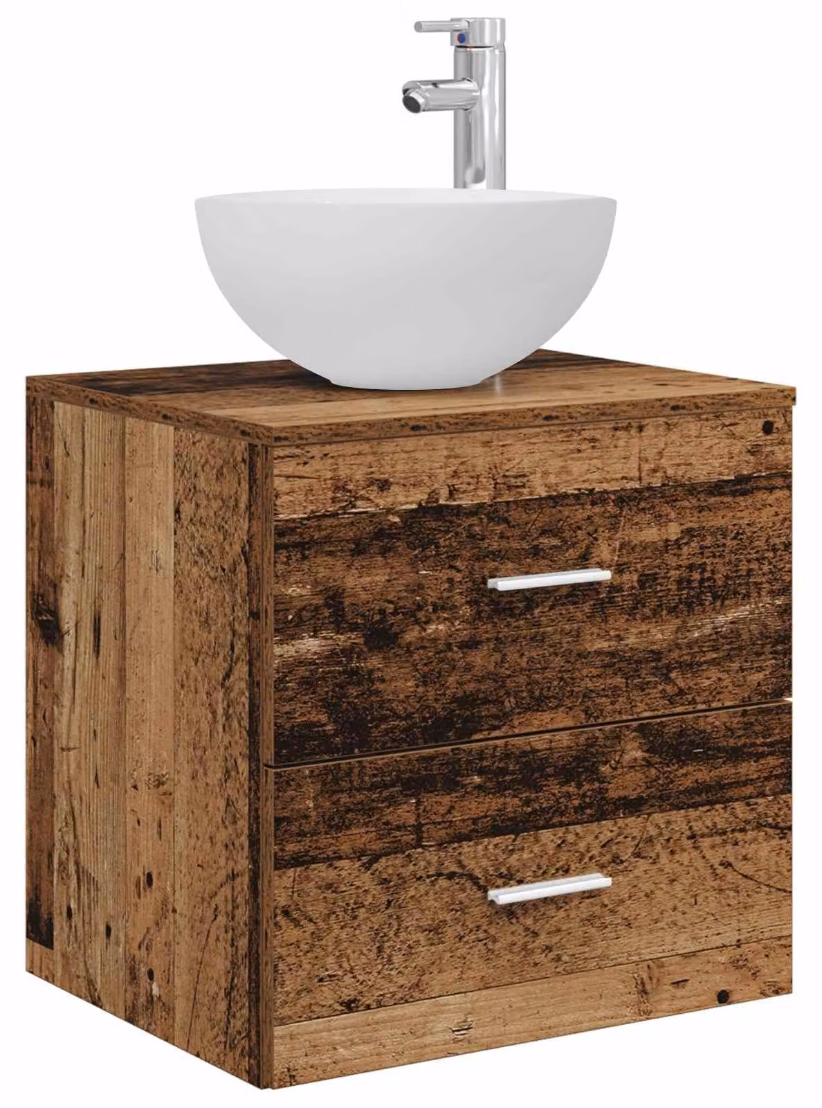 Mobile Lavabo da Parete Legno antico 49,5 x 41 x 64,5 cm