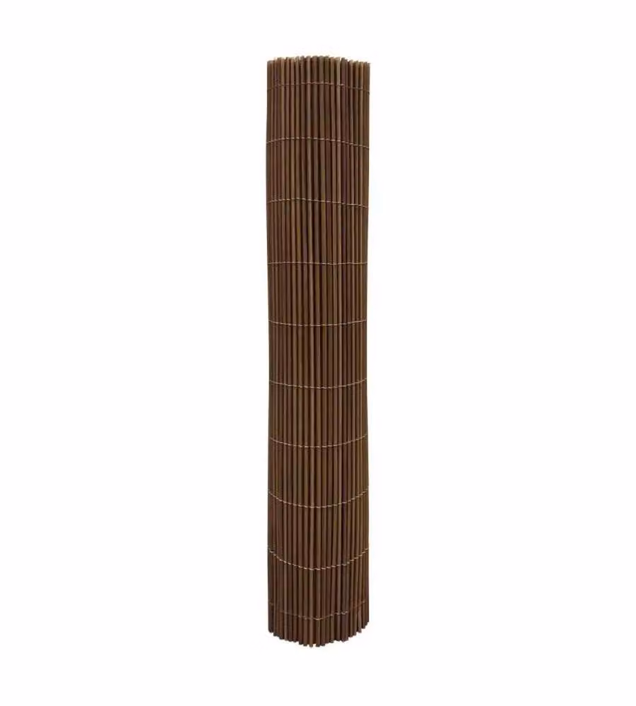 Verdemax Arella sintetica marrone 1x3 m PVC per giardini e terrazze