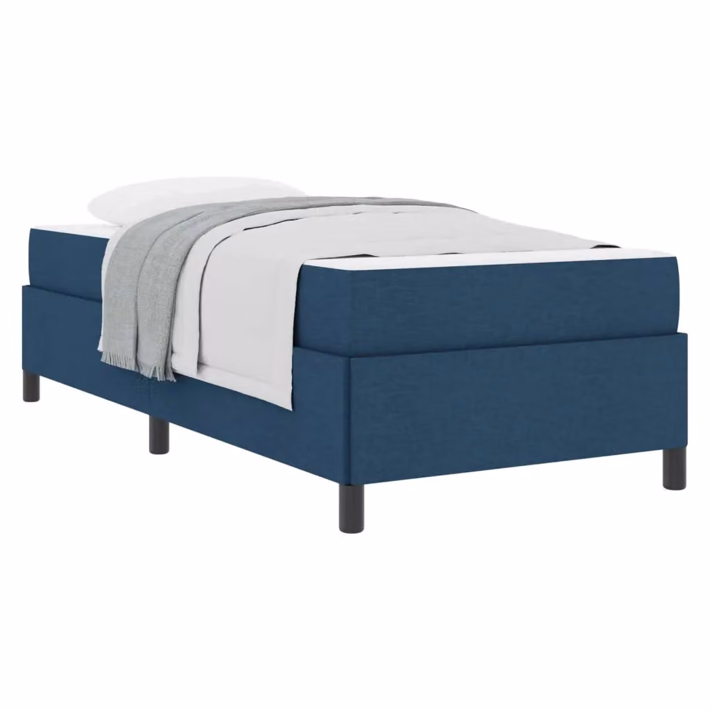 Letto a molle moderno vidaXL in tessuto blu L: 80 cm, P: 200 cm – 2