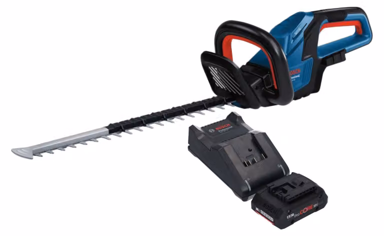 Bosch GHE 18V-50 Tagliasiepi professionale a batteria 18 V 50 cm senza spazzole + 1x batteria ProCORE 4,0 Ah + caricabatterie