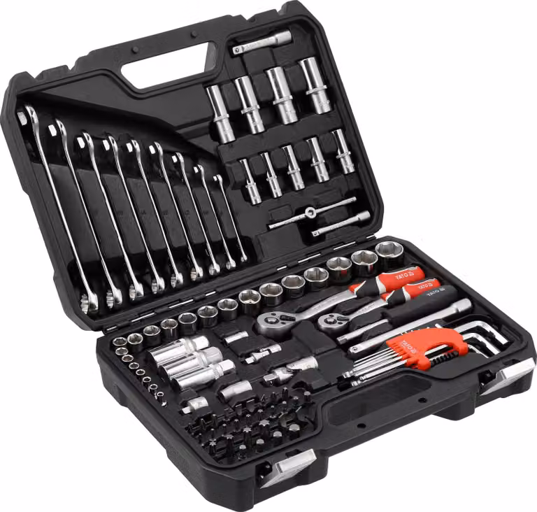 Set di utensili da 1/4" e 3/8", 92 pezzi