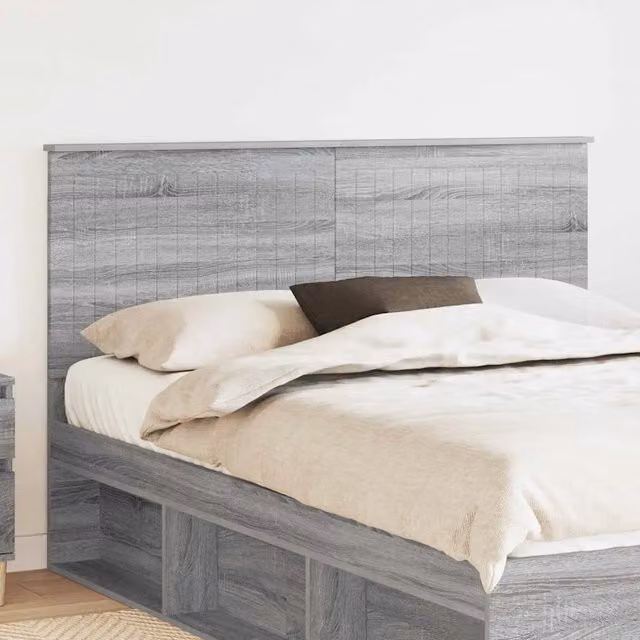 Testiera-Testata-Testiera Decorativa Grigio Sonoma 150 cm Legno multistrato 452807