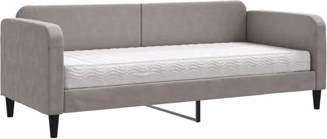 Divano letto | Sof¨¤ letto | Letto singolo con Materasso Tortora 80x200 cm in Tessuto
