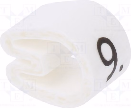 Etichette per cavi e conduttori, dimensioni 4,3 ÷ 6,9 mm, modello 500x, codice 06201909