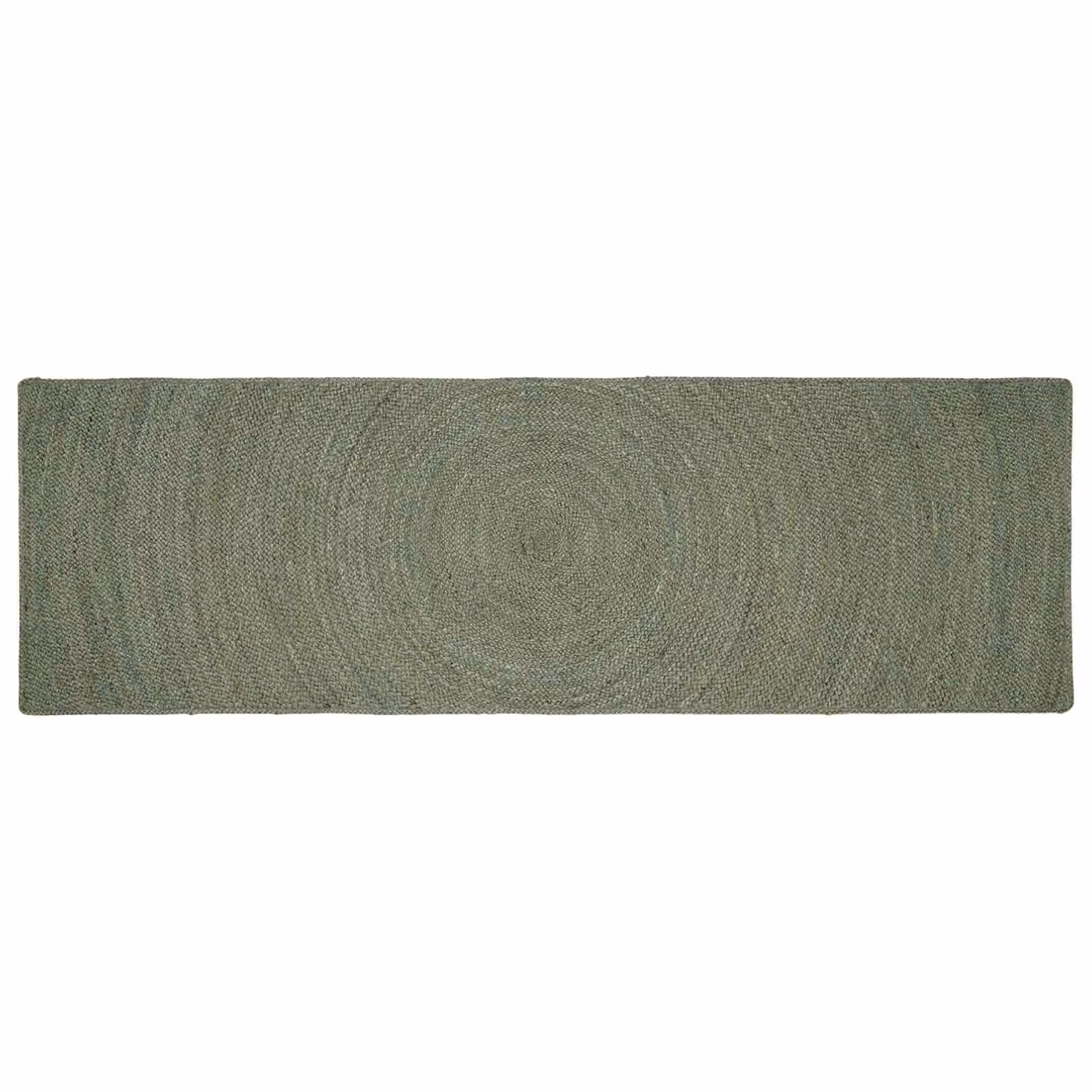 Tappeto in juta vidaXL verde oliva L: 80 cm, P: 250 cm