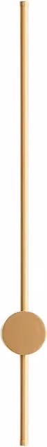 Applique a parete LED Enila Gea con design moderno, luce bianca calda 3000K, dimmerabile, finitura oro spazzolato – 2