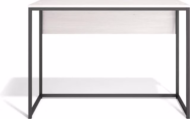 Scrivania Herdasa metallo e effetto bianco 75x105x52