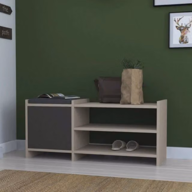 Scarpiera Effezeta Italia Sunno Light Mocha con anta antracite