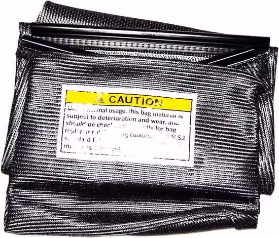 Sacco di raccolta per tosaerba - Contenitore di raccolta per erba - Raccolta dell'erba - 25,4 x 20,32 x 5,08 cm - Nero