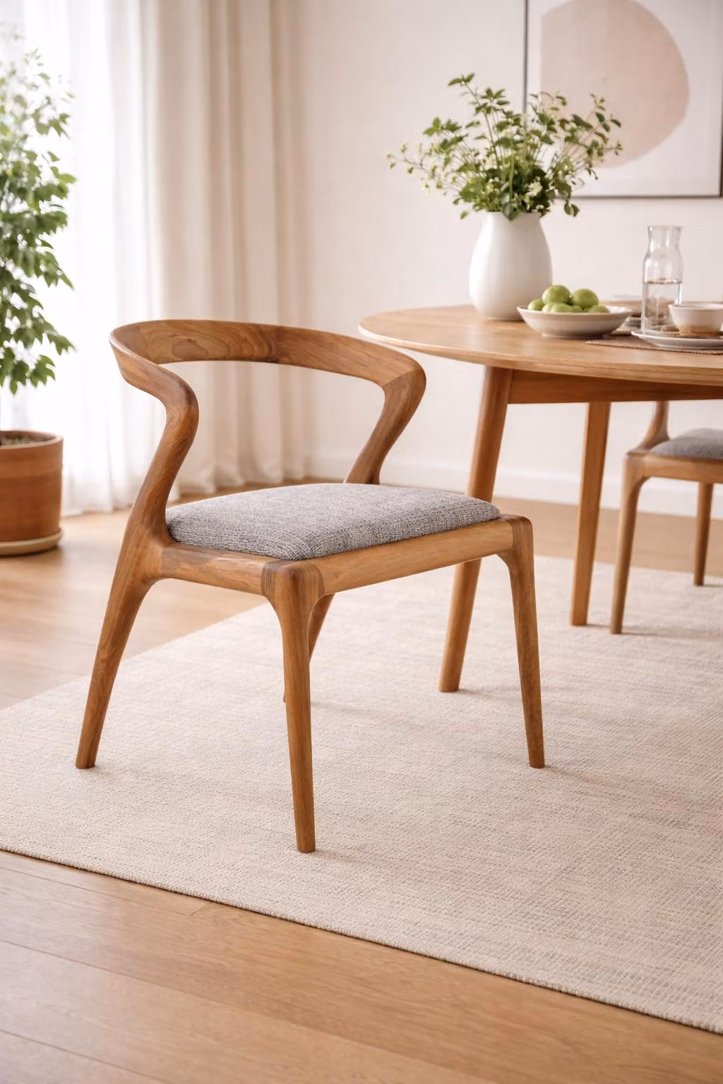 Braun-Tauper Esszimmerstuhl Designer Polsterstühle Exklusive Stühle
