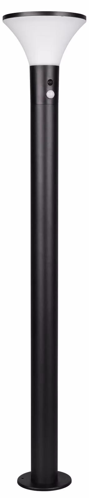 Lampada da esterno a LED Gorda, ibrida solare, 3,5 W, 4000 K, 500 lm, colore nero