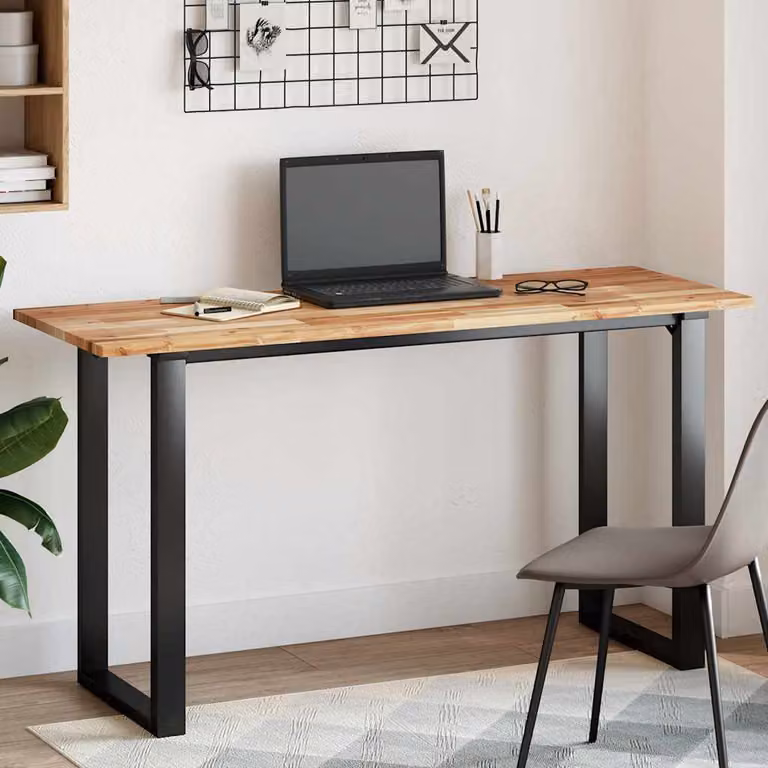 Piano Tavolo Rettangolare in Legno di Acacia Oliato Marrone vidaXL L: 160 cm, P: 50 cm, H: 2 cm
