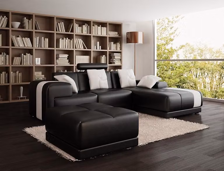 Eckcouch Eckgarnitur L-Form Sofa Ecksofa Garnitur Polster Couch Wohnlandschaft