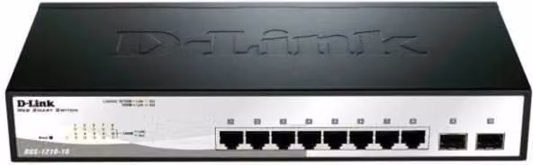 Switch di rete gestito D-Link DGS-1210-10 L2 Gigabit Ethernet 10/100/1000 Nero e Grigio – 1