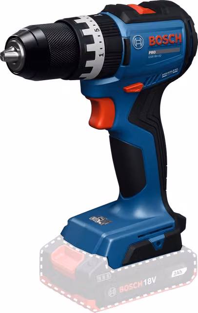 Trapano a percussione Bosch GSB 18V-52 Professional Brushless 18V solo corpo blu