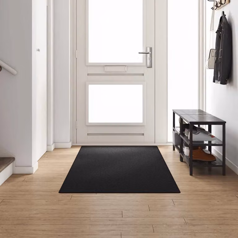 Runner in moquette vidaXL colore antracite, L 300 cm x P 100 cm, in polipropilene moderno e lavabile