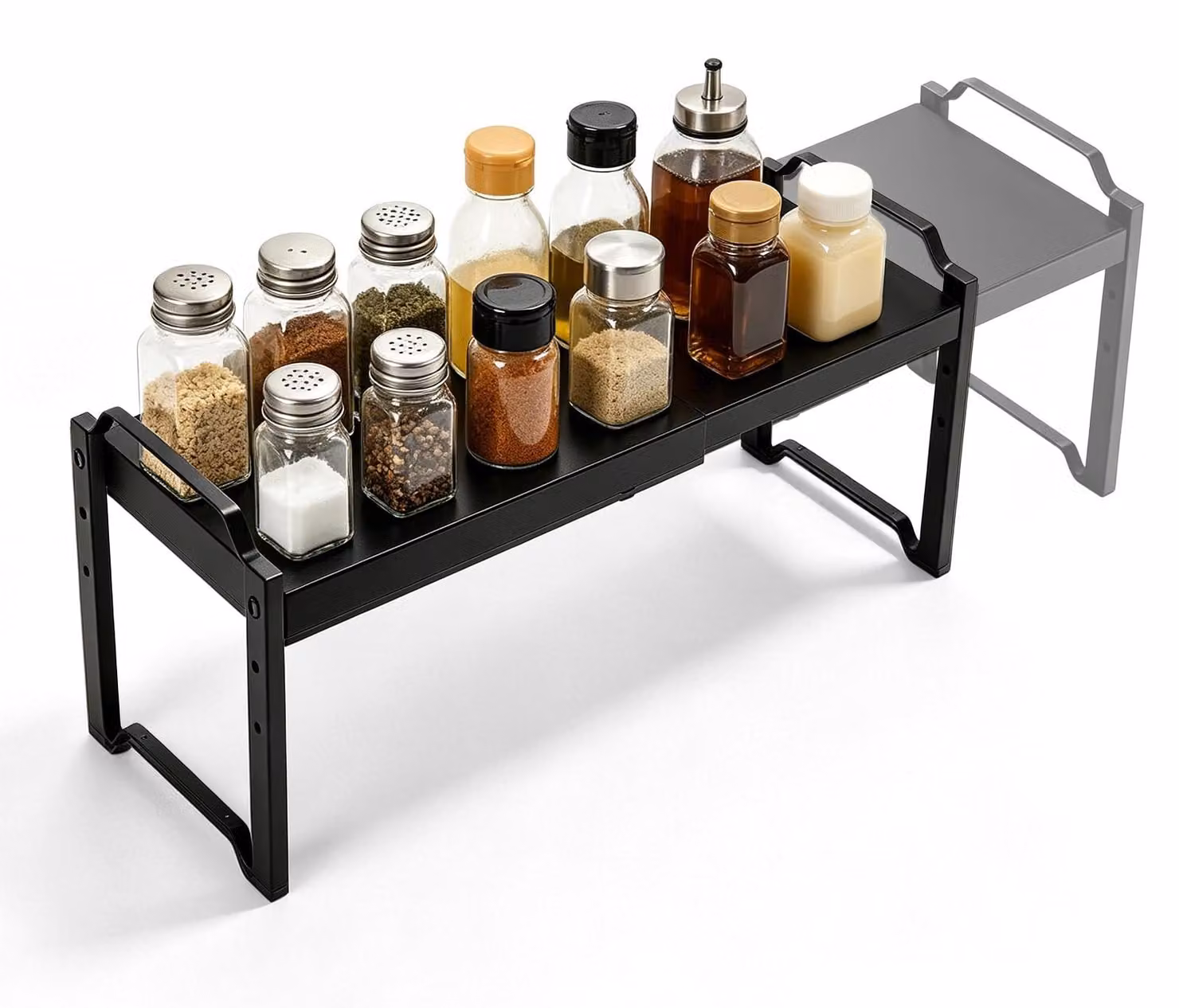 Omgoods - Scaffale estraibile per la cucina - Organizer per armadietti e piani di lavoro