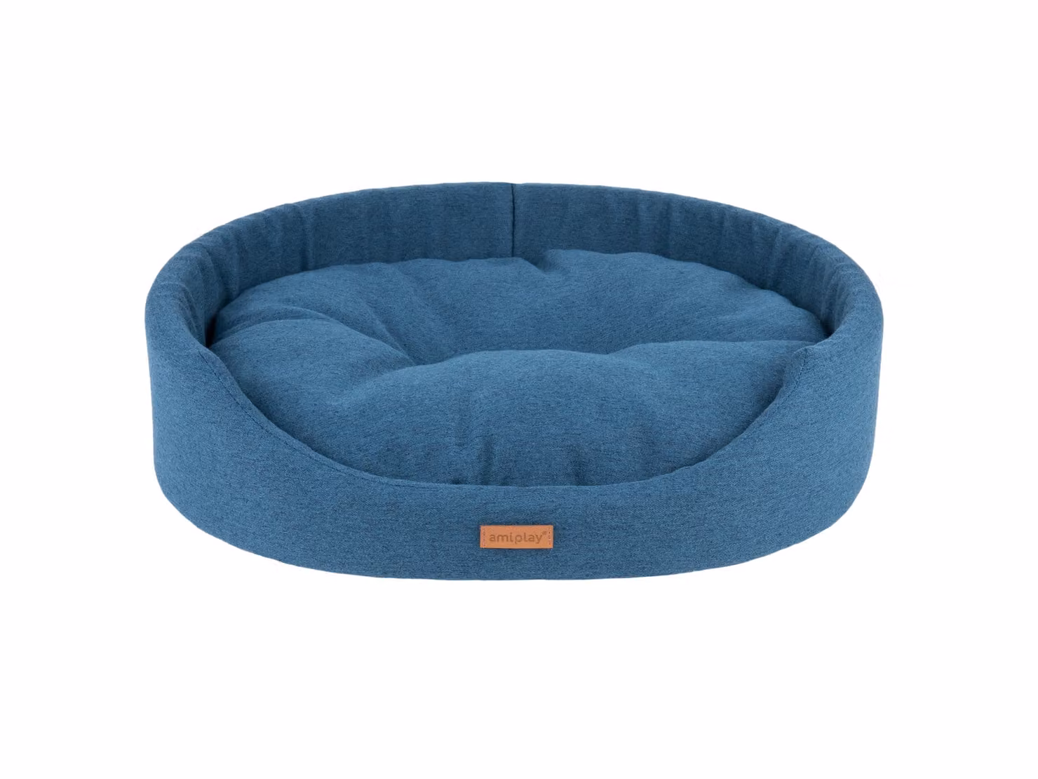 Cuccia ovale MONTEGO blu taglia S, M, L, XL, XXL Taglia: XXL - 86x76x17,5 cm