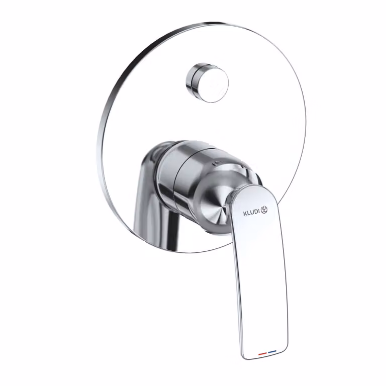 KLUDI BALANCE Mitigeur monocommandé encastré pour bain et douche, chrome, 527630575, 527630575