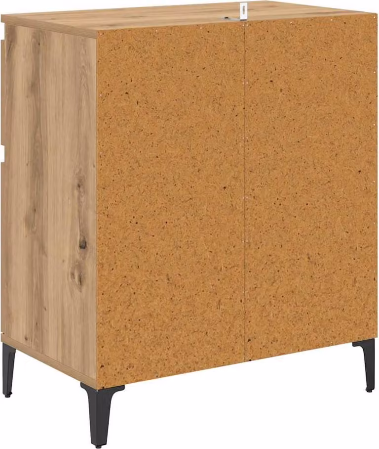 Credenza con cassetto Rovere artigianale 60 x 35 x 70 cm