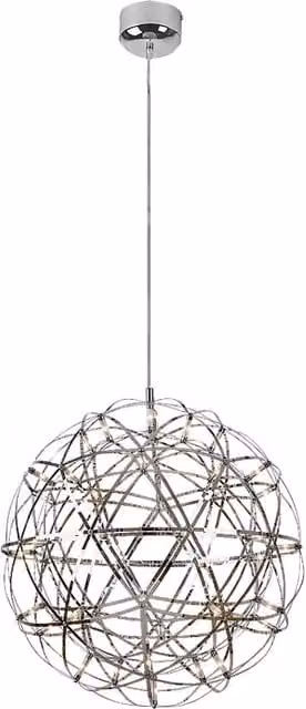 Lampada a sospensione LED cromata 12W 3000K Eudora Rabalux