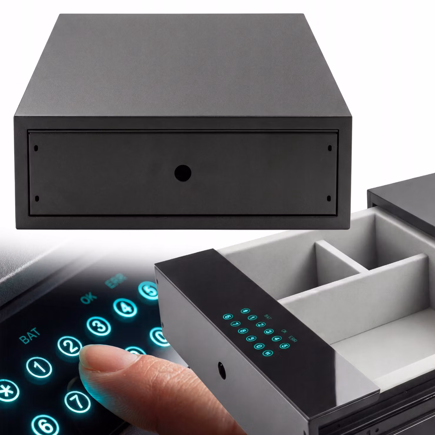 Symphony Antracite Cassaforte Elettronica Con Schermo Touchscreen