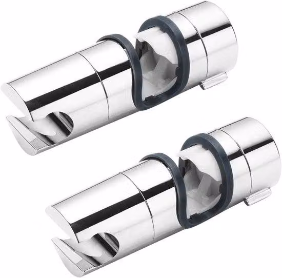 Supporto per soffione doccia girevole a 360° - 2 pezzi - Cromo - ABS