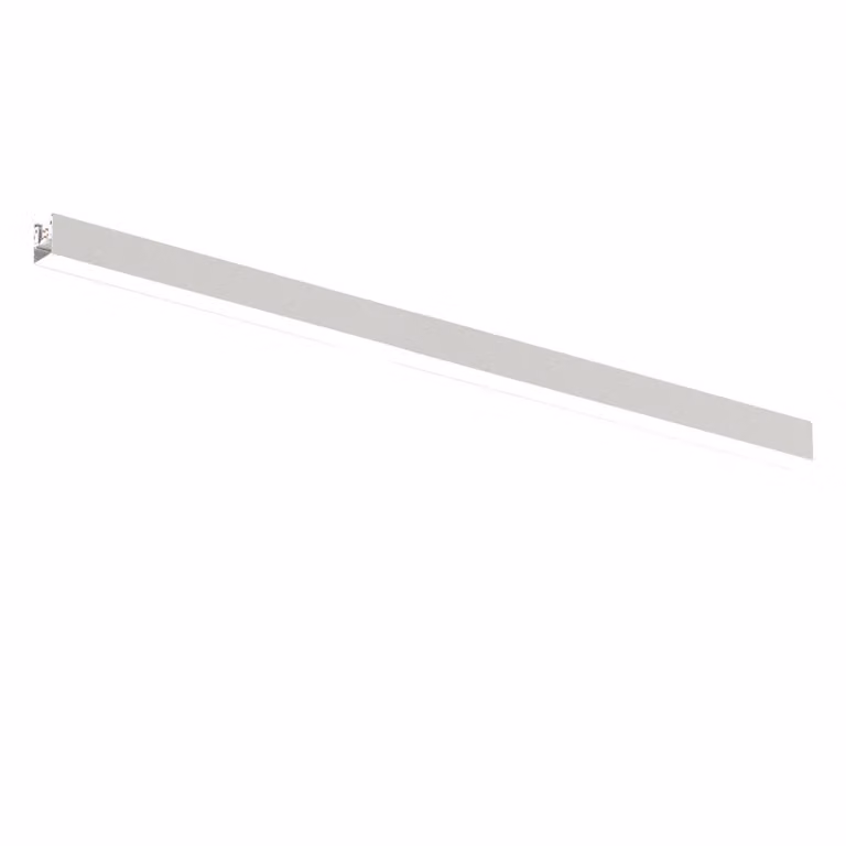 The Light Group Barra luminosa a LED SLC Click, bianca, 140 cm, CCT, Ra90, DALI, IP20 dimmerabile, Bianco / Opale, Soggiorno / Sala da pranzo, Alluminio, Moderno, Barra luminosa