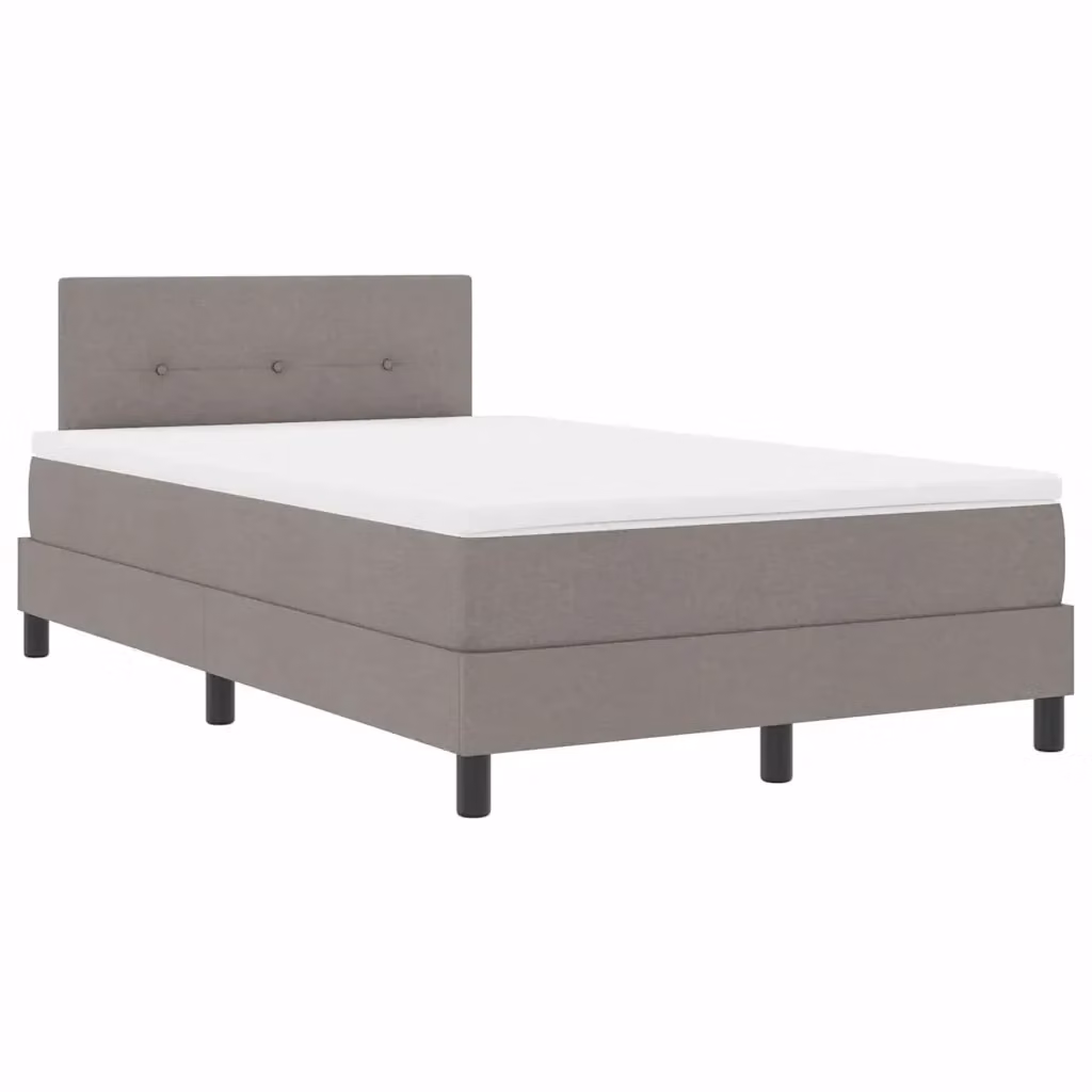 Letto a molle con materasso e illuminazione LED Talpa vidaXL in tessuto, L 120 x P 200 cm – 2