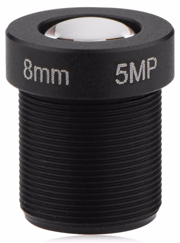 Obiettivo per telecamere a circuito chiuso da 8 mm, compatibilità garantita, obiettivo a infrarossi, telecamera IP HD, visione notturna affidabile per la sicurezza