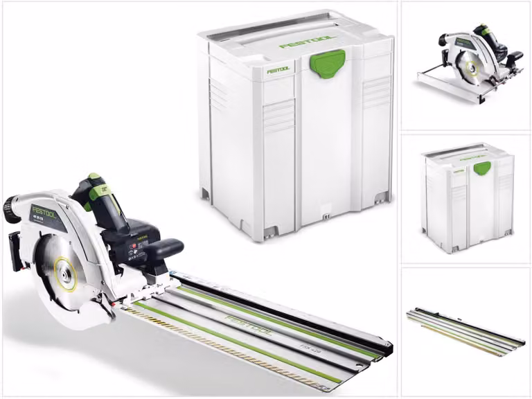Festool HK 85 EB-Plus-FSK 420 Sega circolare manuale Sega troncatrice 1900 W 230 mm nel Systainer ( 574665 ) + Lama HW + Guida di taglio