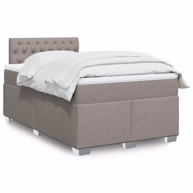 Letto Ibrido vidaXL con Struttura in Legno di Pino e Materasso in Tessuto, L/P: 120 x 200 cm
