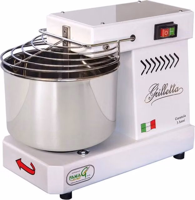 Impastatrice a Spirale Testa Fissa 5Kg 350W Famag Grilletta IM5/230
