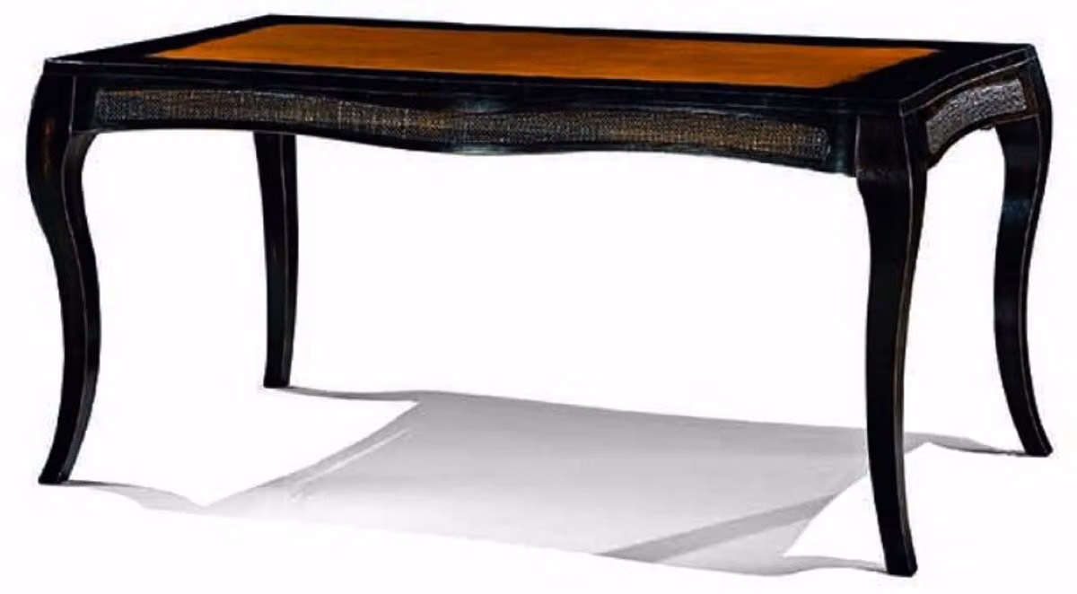 Casa Padrino tavolo da pranzo barocco nero / marrone 164-264 cm - Mobili barocchi - Italy