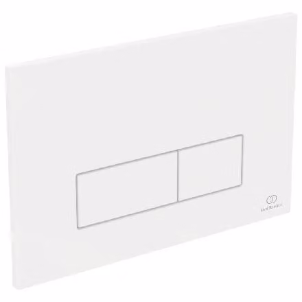 Ideal Standard Oleas - Pulsante di comando dello sciacquone Oleas M2, SmartFlush, bianco R0122AC