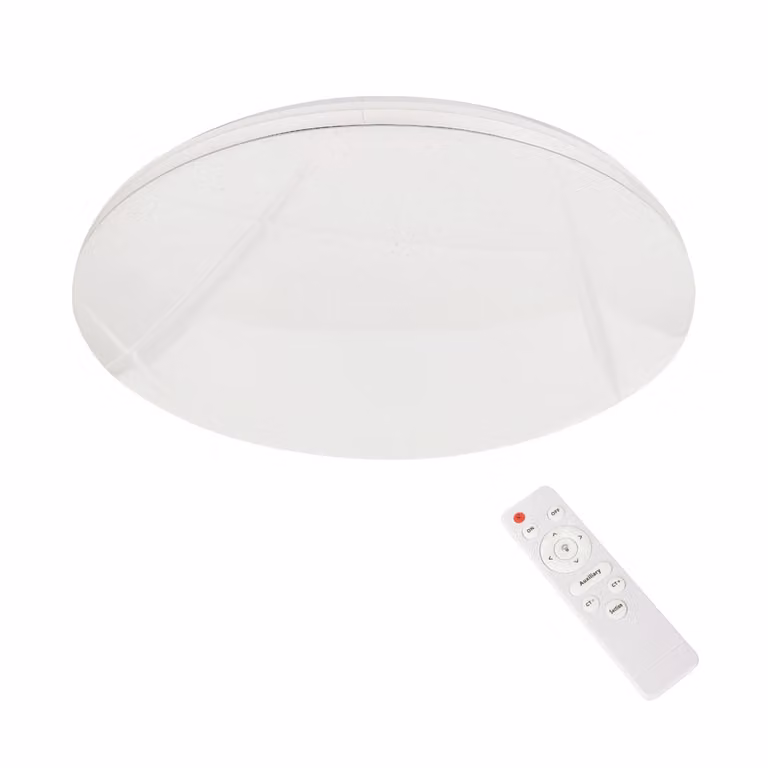 Plafond moderno effetto stella rotondo 48 cm LED 50W bianco Allister Milagro