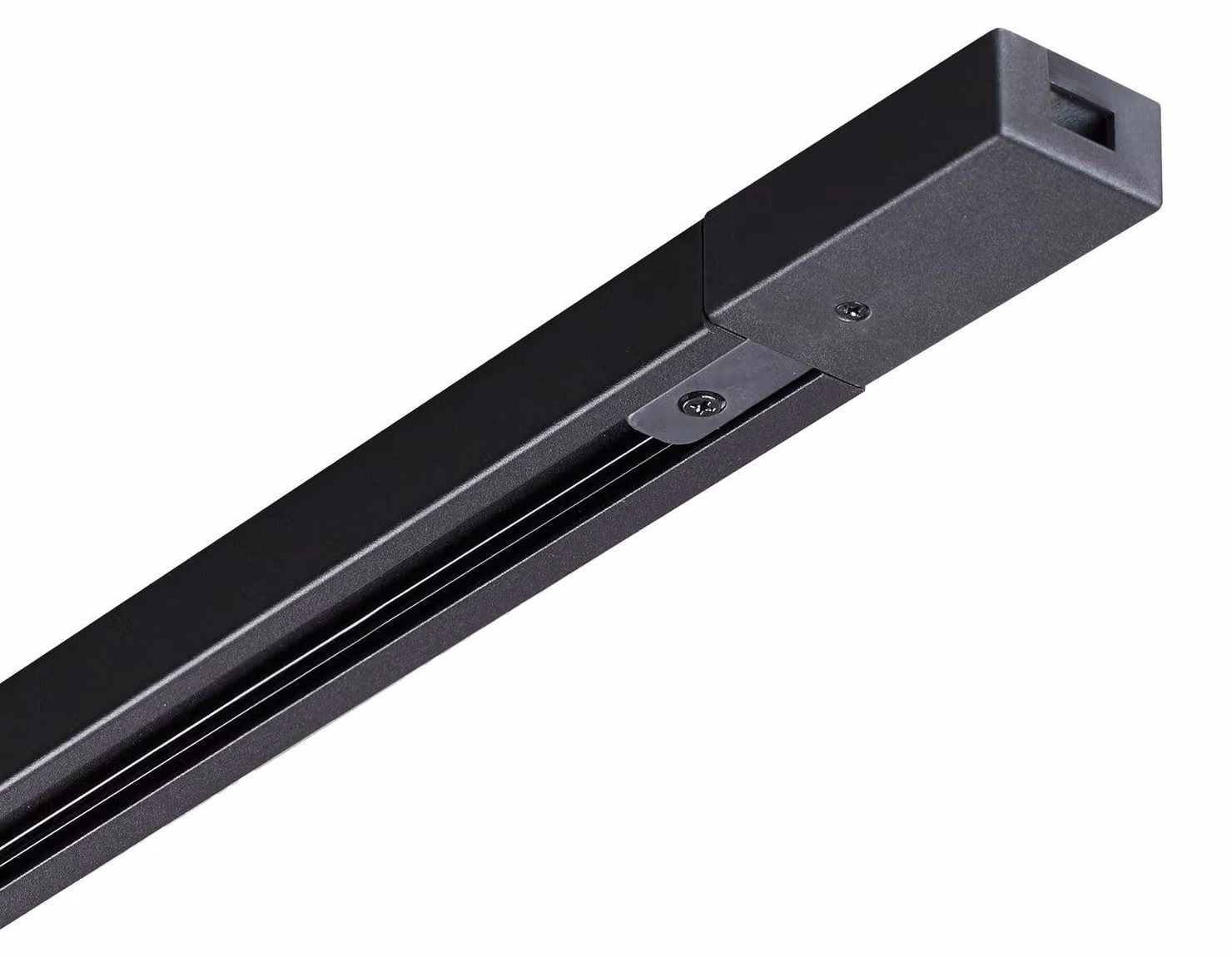 Binario Per Interno Collezione LINK Nero 3000Mm Materiali Plastica Alluminio Ideal Lux