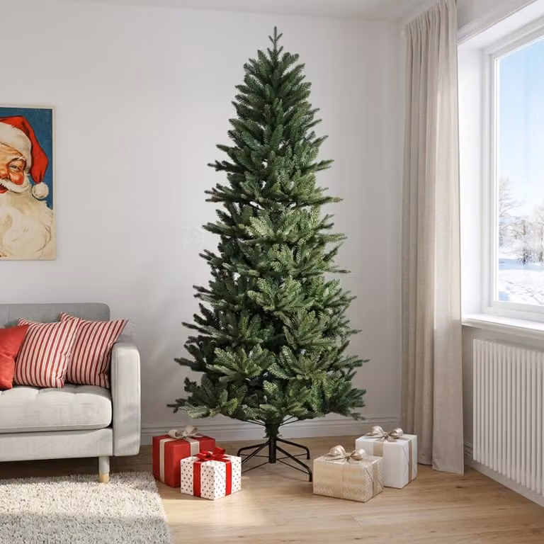 vidaXL Albero di Natale Artificiale con Rami Pieghevoli 240 cm