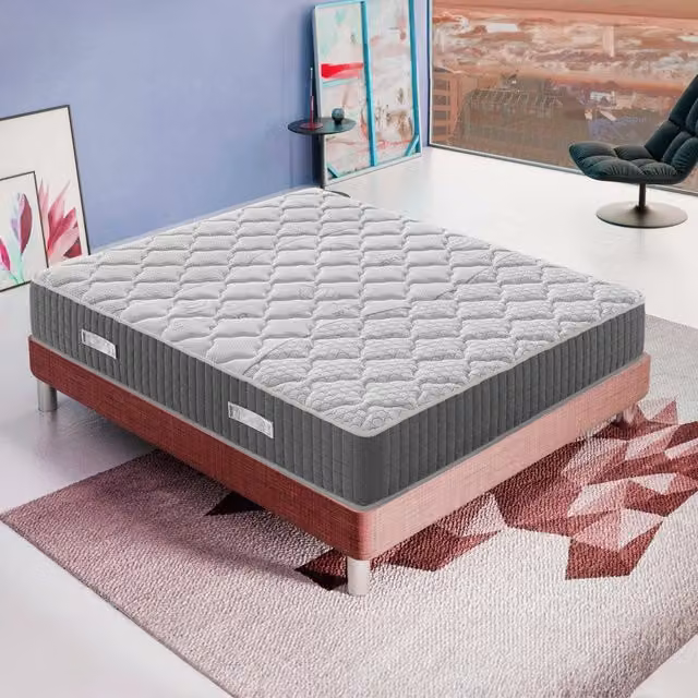 Materasso Singolo MaterassieDoghe in Memory Foam Grigio, L/P/H: 90 x 200 x 30 cm – 1