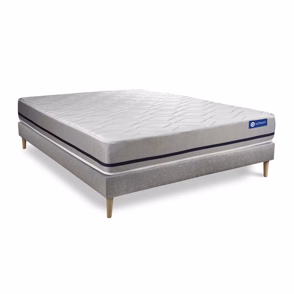 Kit rete e materasso Actilatex Soft Actisom in lattice e memory foam bianco L/P/H: 120 x 195 x 20 cm – 2