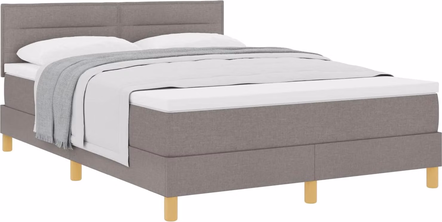 Letto a molle con cuscino Talpa 140 x 200 cm Tessuto