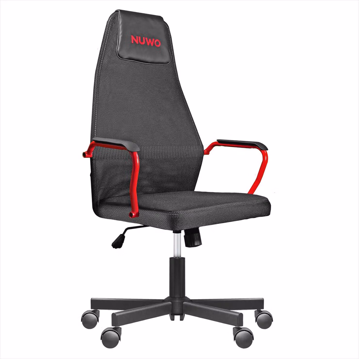 Sedia da gaming Grid, regolabile in altezza, ergonomica, traspirante, capacità massima di 110 kg, colore rosso