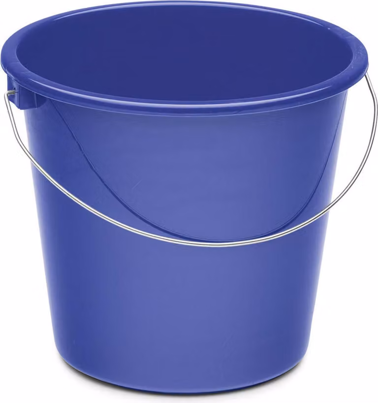 Nölle 243047812 Secchio - plastica, rotondo, 5 litri, blu