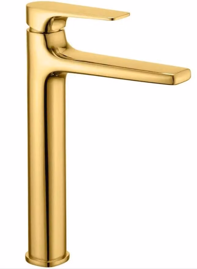 Mexen Lynx rubinetto da lavabo alto, oro - 745910-50
