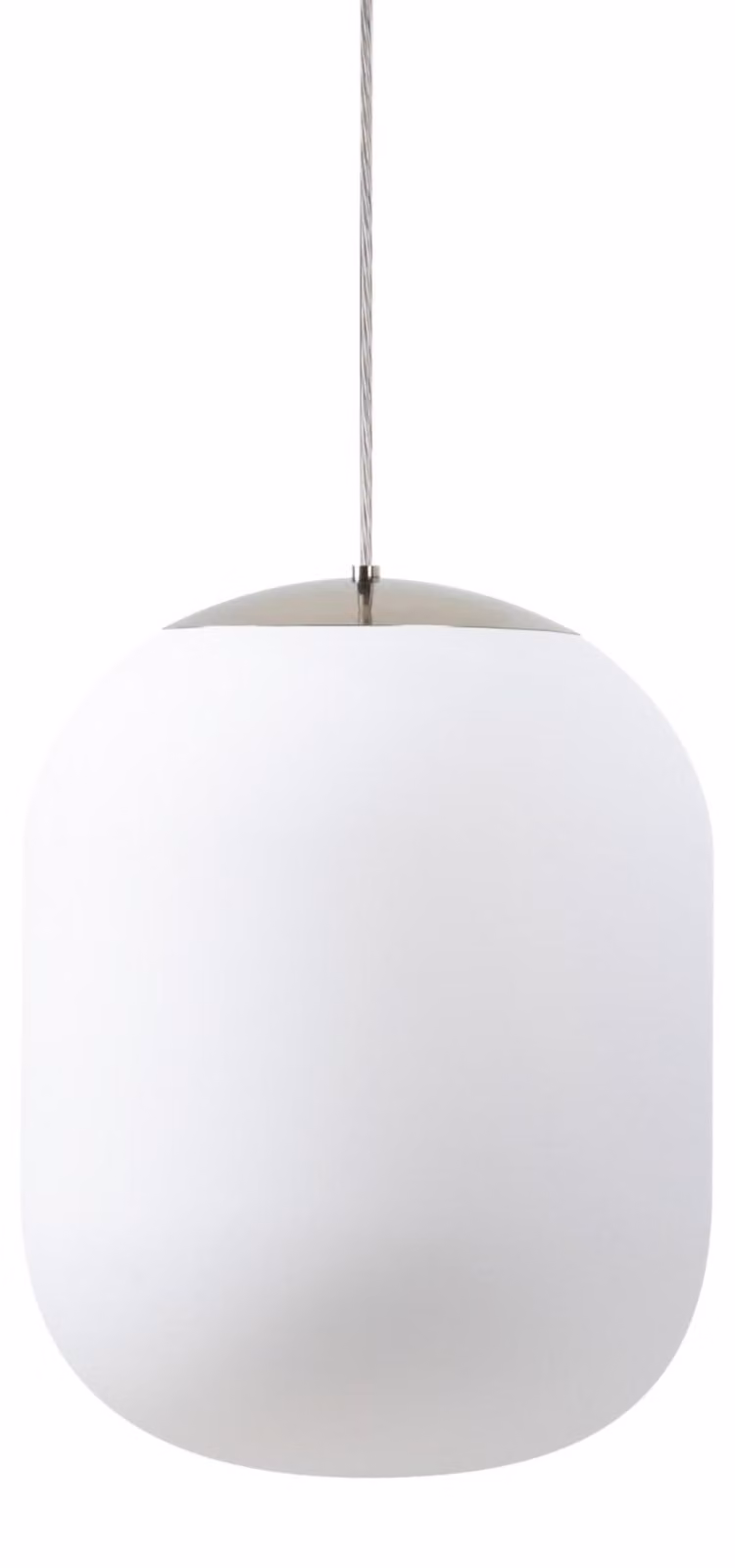 OSMONT TAN62897 TANIA S2 HP apparecchio a sospensione in vetro acciaio inox / bianco IP40 4000 K 58W LED DALI