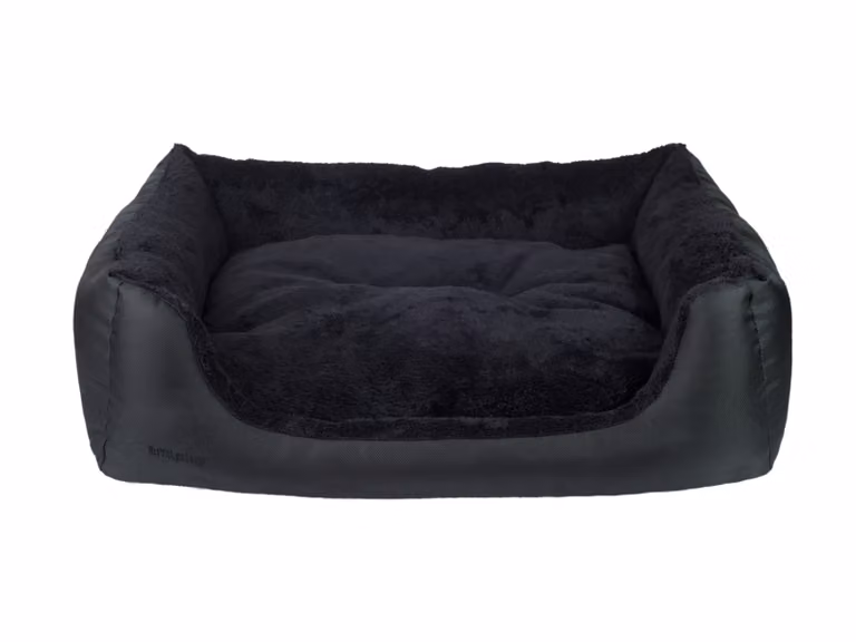 Letto per cani ASPEINA SOFA nero taglia XS, S, M, L, XL, XXL Taglia: XS - 48x46x16 cm