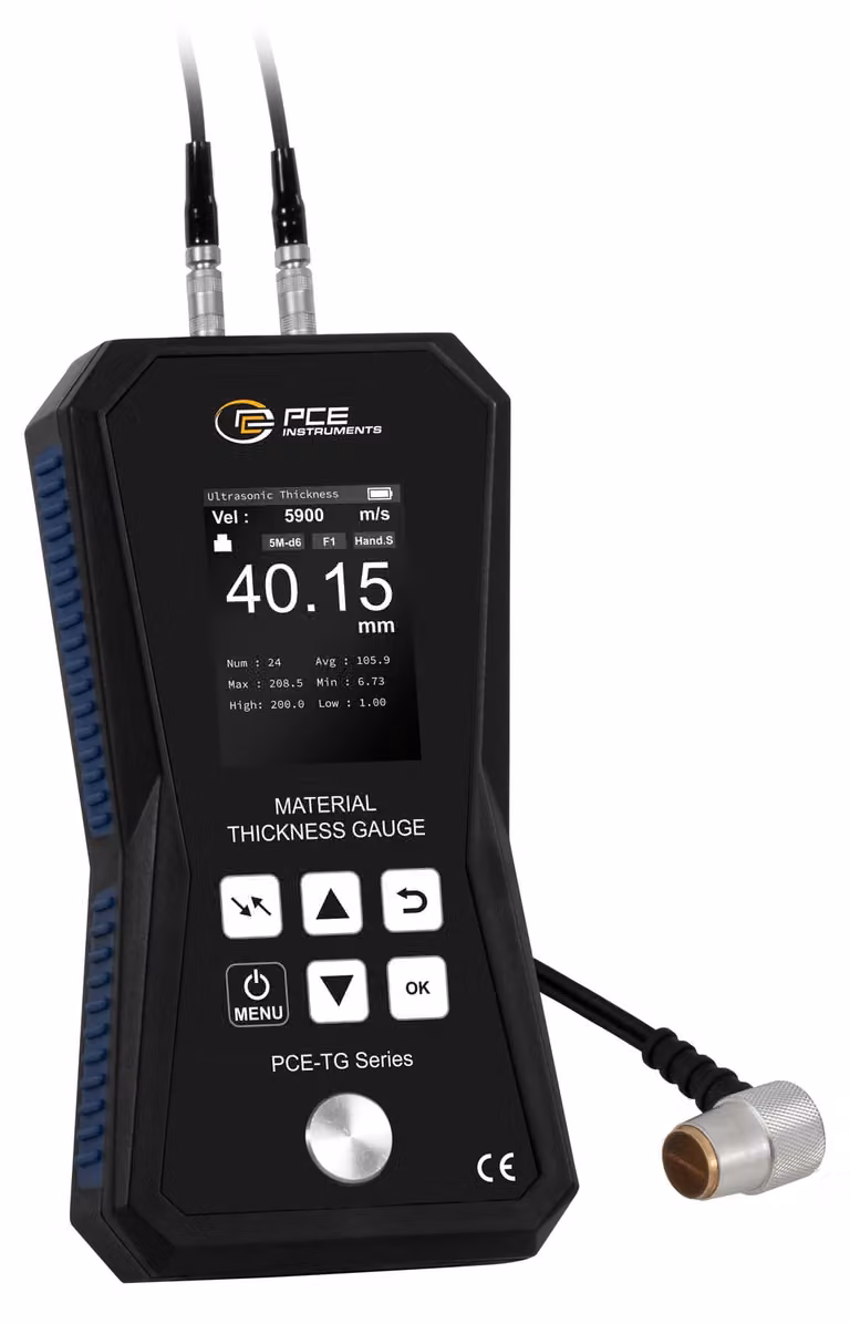 Misuratore di spessore materiali PCE Instruments, modello PCE-TG 150A F25