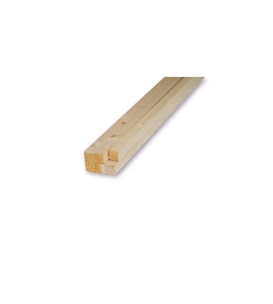 PIRCHER Listelli Abete Piallati 20x20x2000 mm per Fai da Te e Bricolage