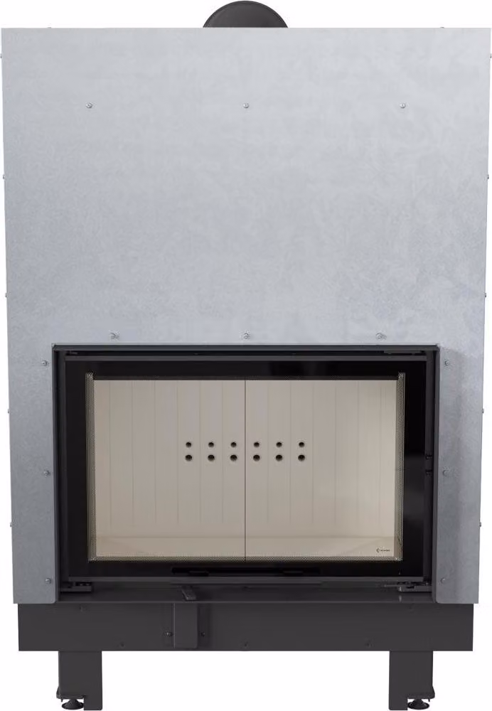 Inserto camino in acciaio KRATKI MBO 15 kW Ø 200 con porta scorrevole